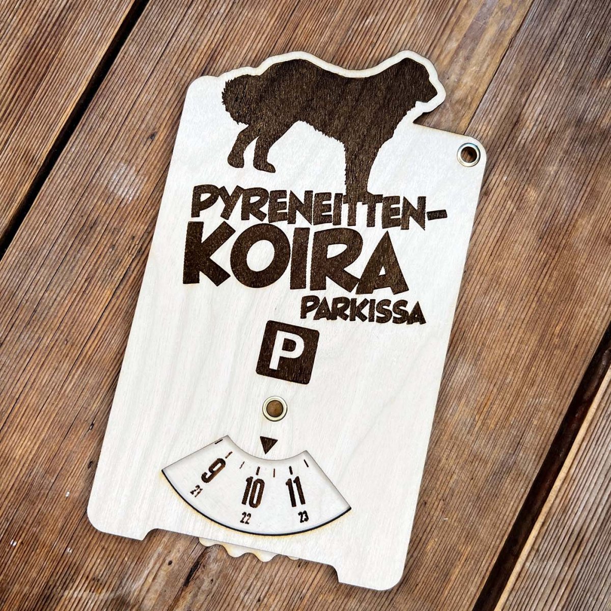 Pyreneittenkoira parkkikiekko - Image 2